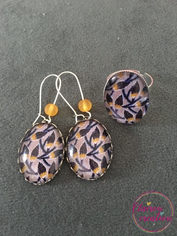 Boucles Pendantes Noël tête de Cerf – Image 2