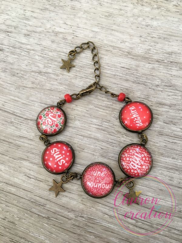 Bracelet multi-médaillons Nounou qui déchire