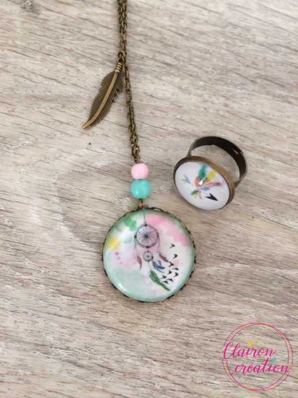 Parure Attrape Rêve Pastel