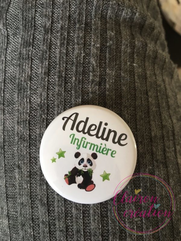 Badge prénom Infirmière