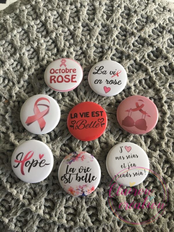 🎀 Octobre Rose 🎀  Badge au choix