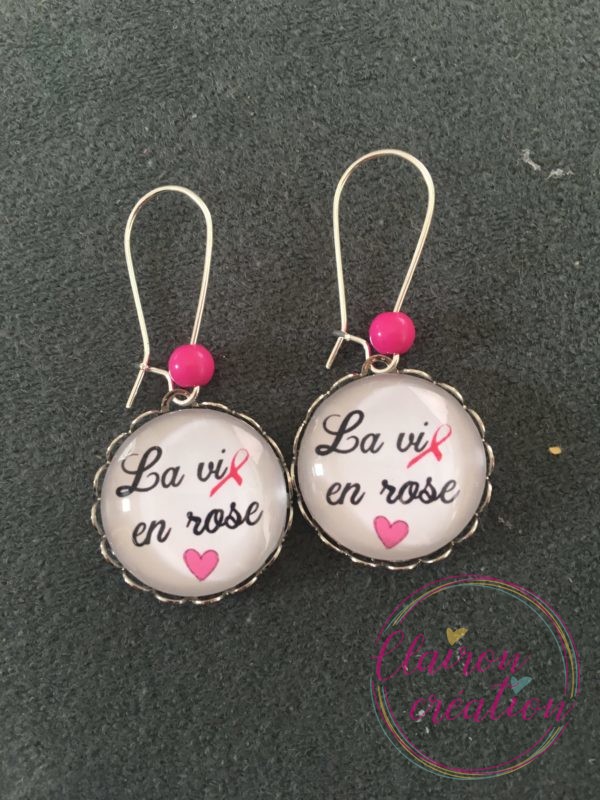 🎀 Octobre Rose 🎀  Boucles La vie en Rose