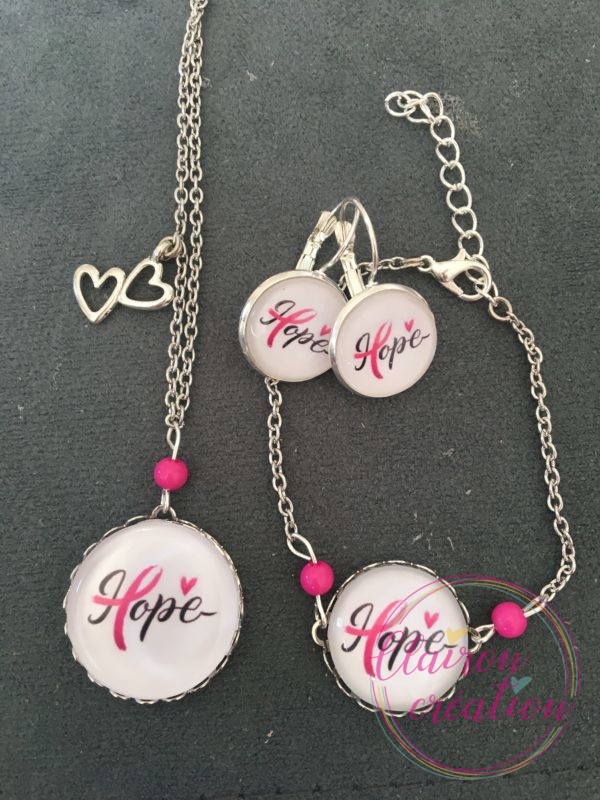 🎀 Octobre Rose 🎀  Parure HOPE