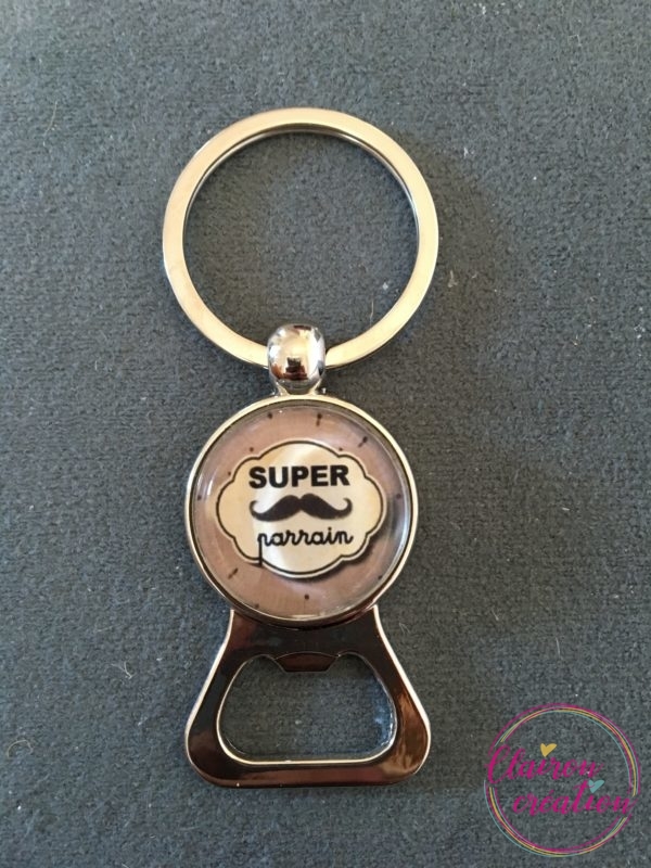 Décapsuleur Super Parrain Moustache