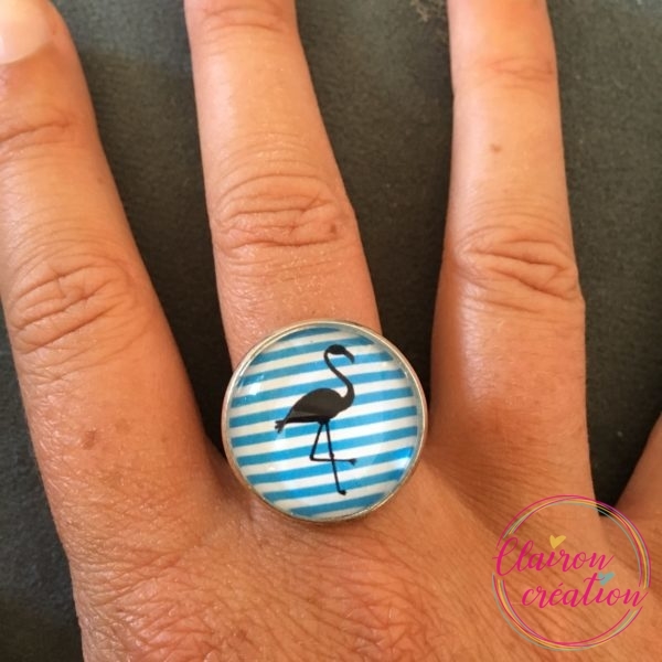 Bague Flamand Rose sur Marinière