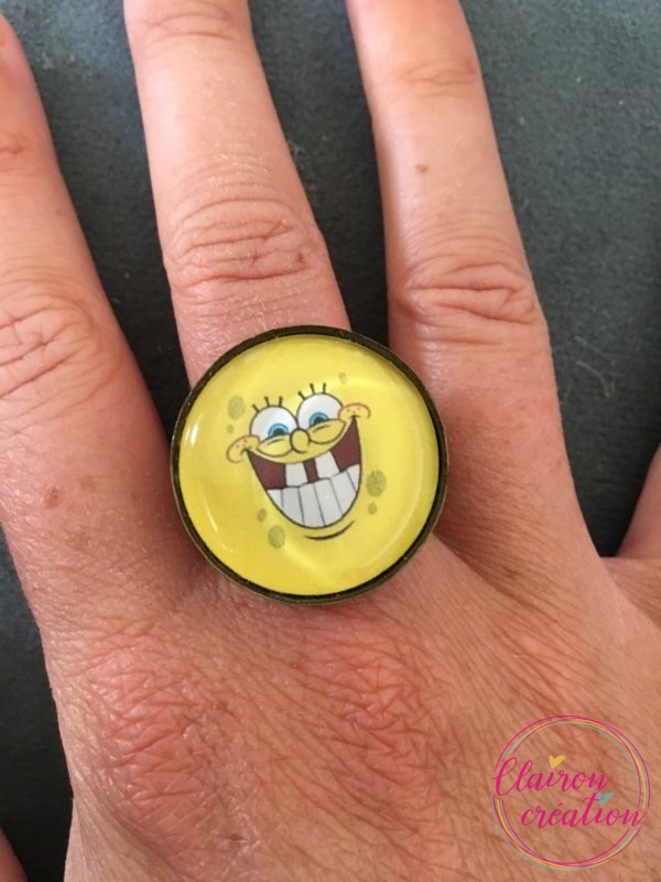 Bague Ronde Bob L'éponge
