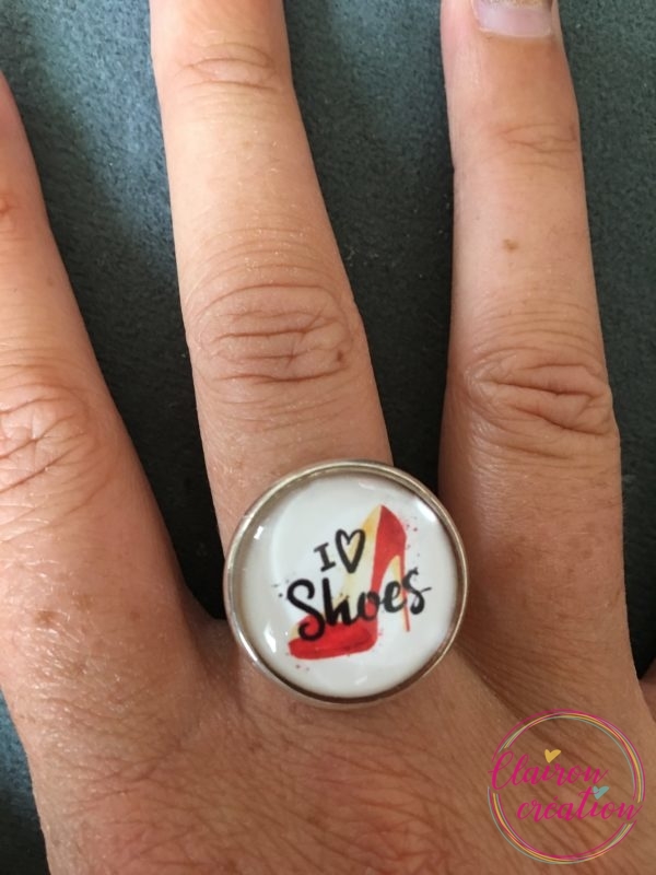 Bague I love Shoes