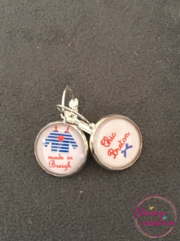 Boucles format dormeuse : Made in Breizh / Chic Breton