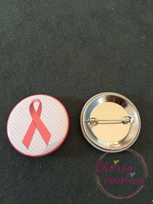 🎀 Octobre Rose 🎀  Badge Ruban