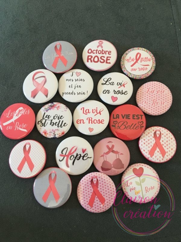 🎀 Octobre Rose 🎀  Badge au choix