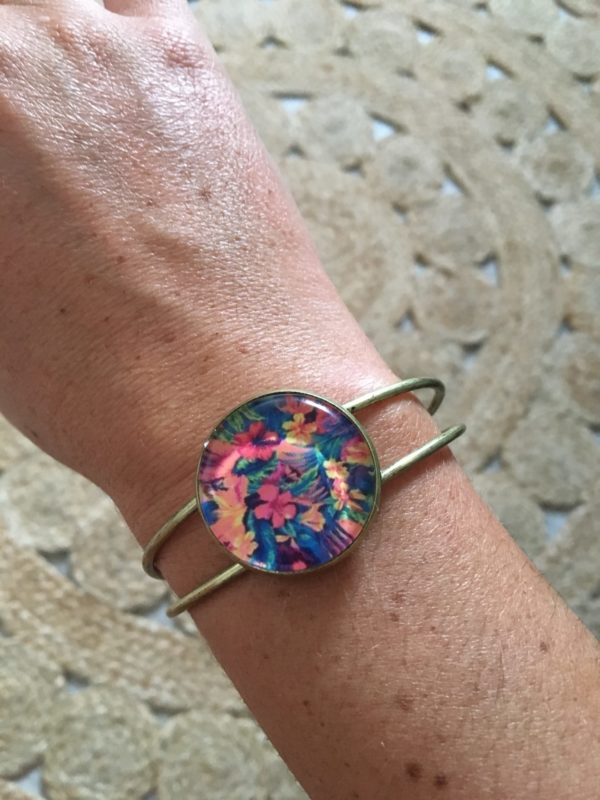 Manchette tropical colorée