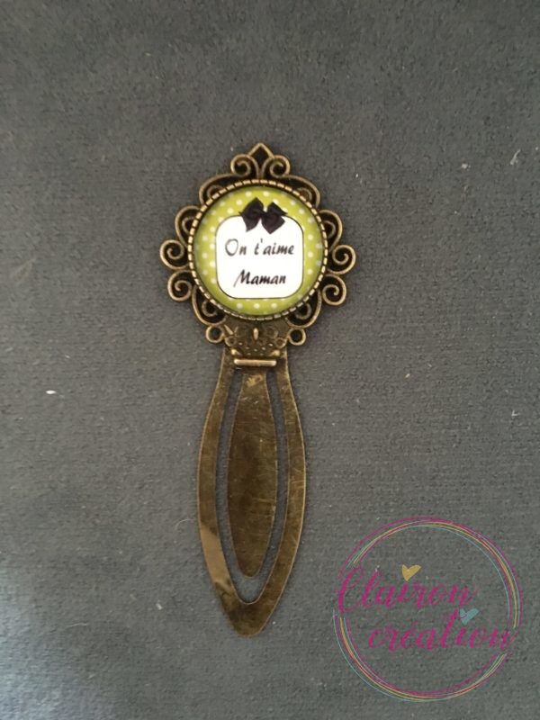 Marque Page On t'aime Maman