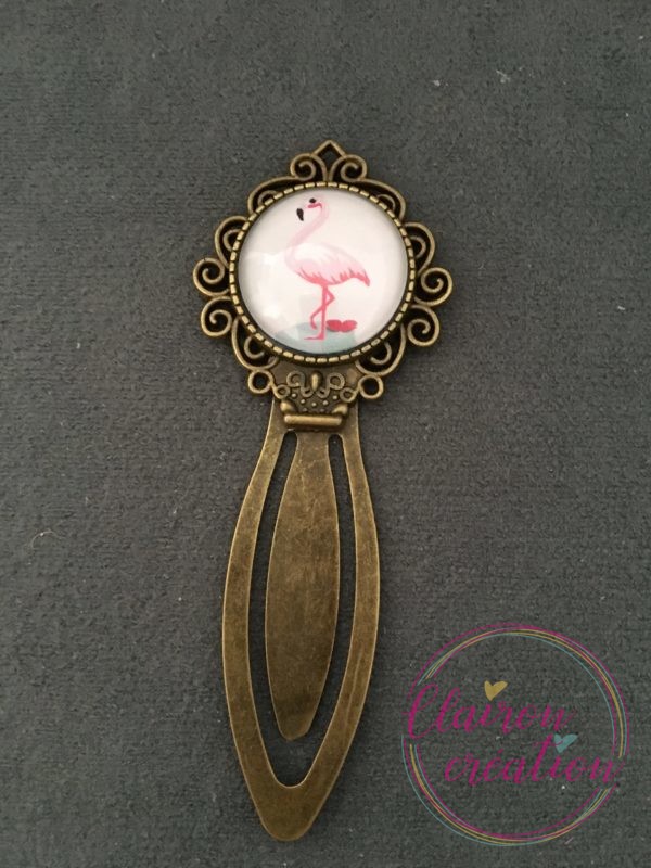 Marque Page Flamand Rose