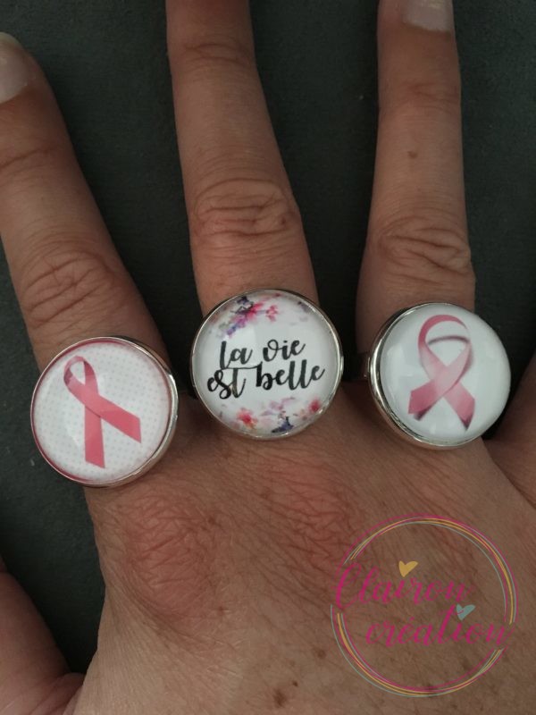 🎀 Octobre Rose 🎀  Bague au choix