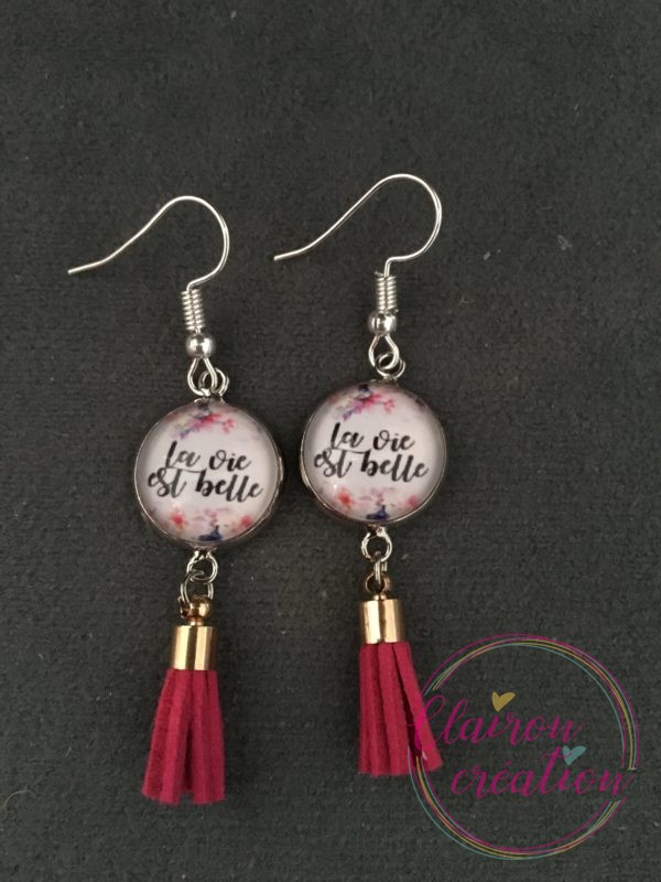 🎀 Octobre Rose 🎀  Boucles pompon La vie est belle
