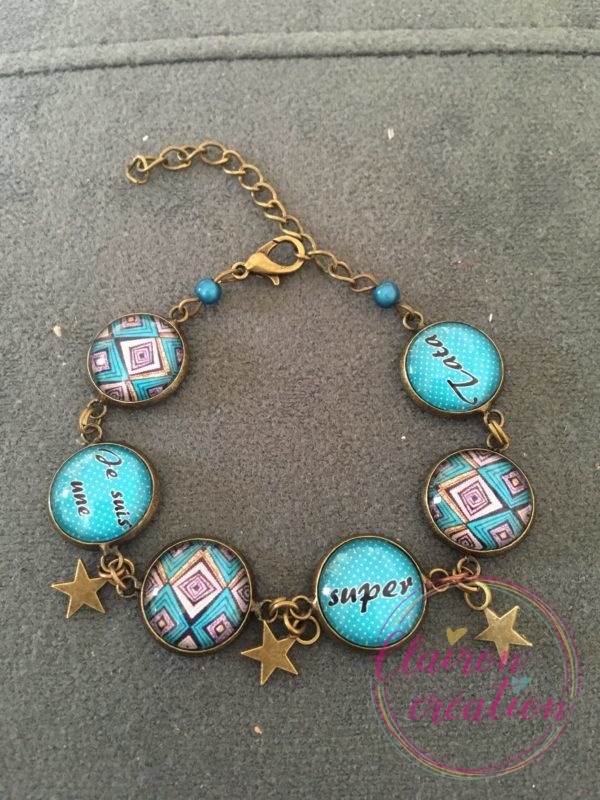 Bracelet multi-médaillons tata qui dechire