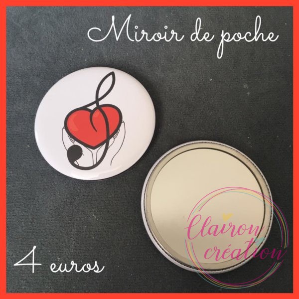Miroir de poche Logo APDC