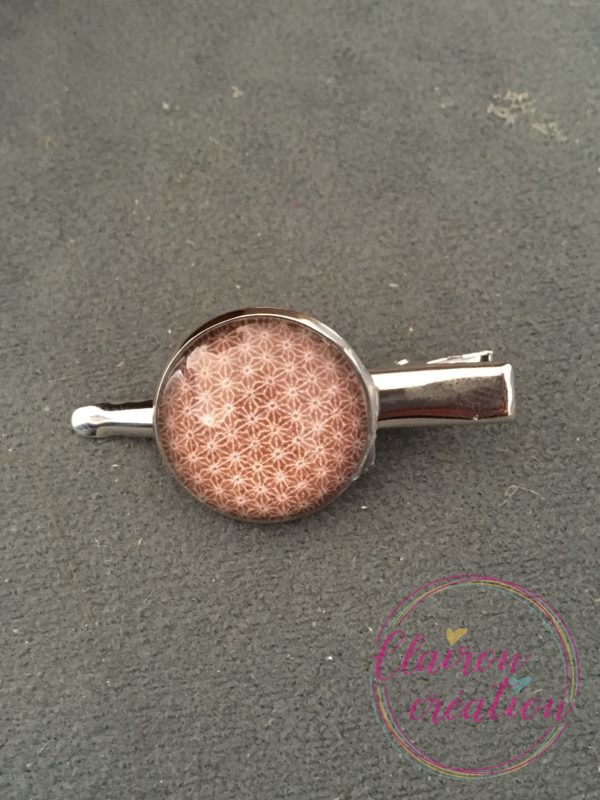 Barrette étoilé marron