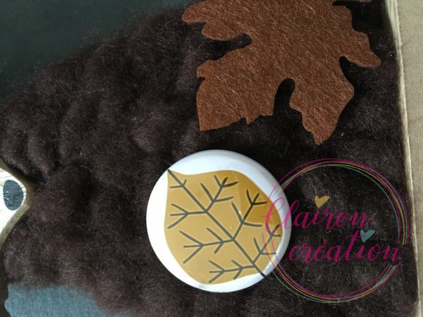 Badge feuilles Automne