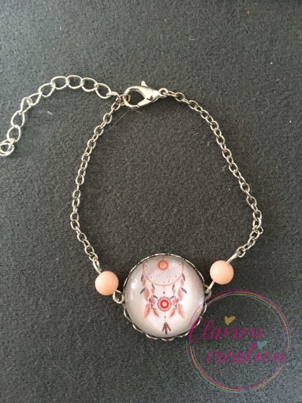 Bracelet motif Attrape Rêve Indien