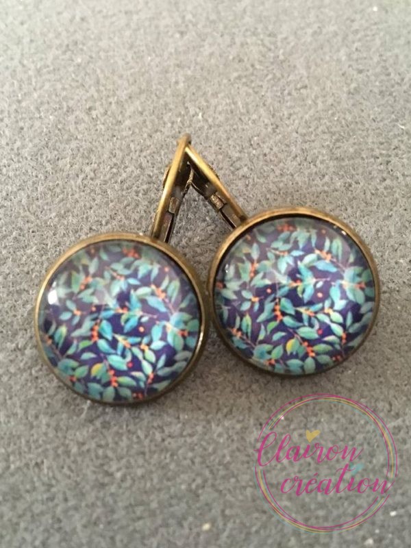 Boucles feuilles olivier