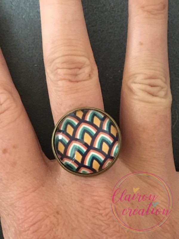 Bague motifs Incas