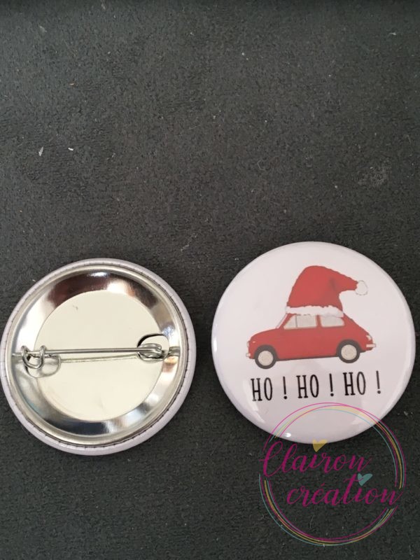 Badge Voiture du Père Noël