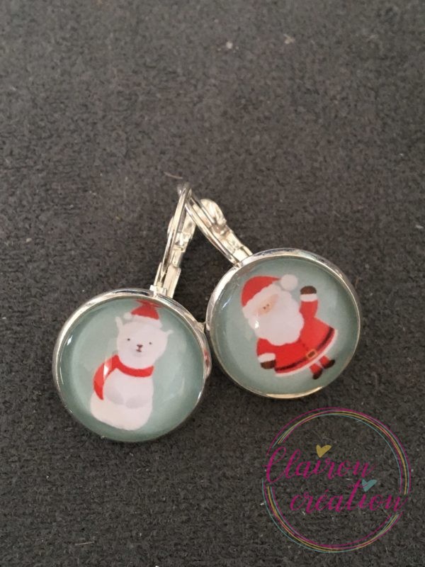Boucles Père Noël et Bonhomme de neige
