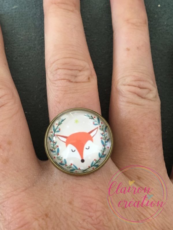 Bague Noël Renard avec Lauriers