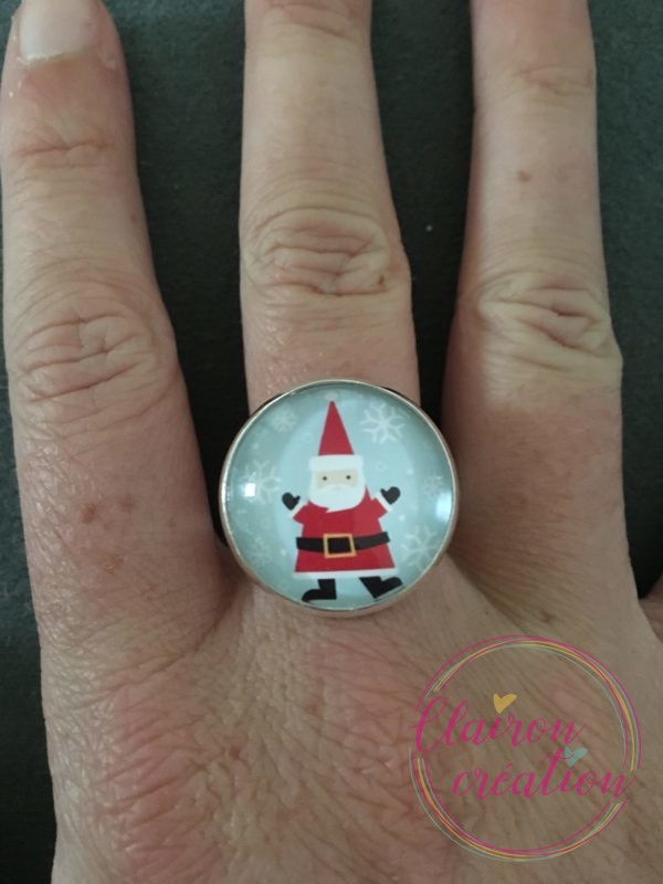 Bague Père Noël sous la Neige
