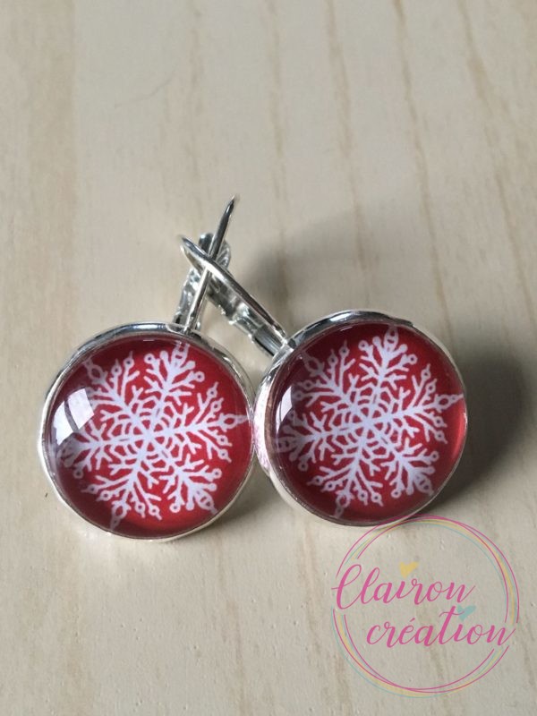 Boucles Noël Flocon de neige