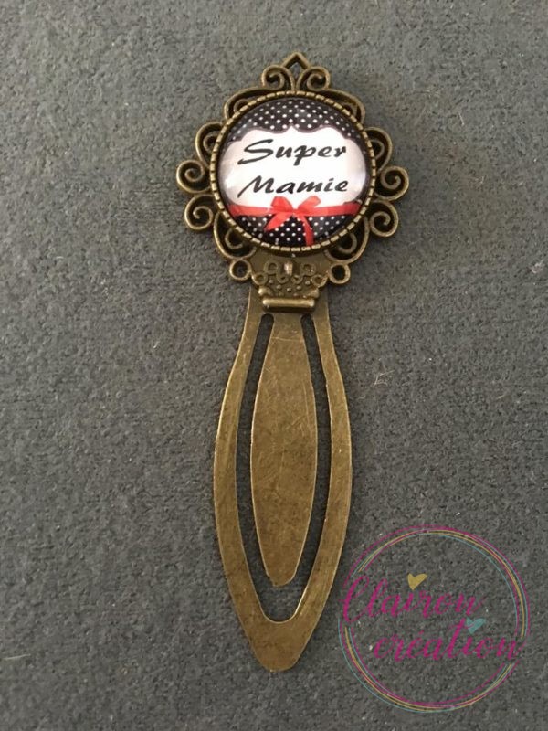 Marque Page Super Mamie noir et blanc