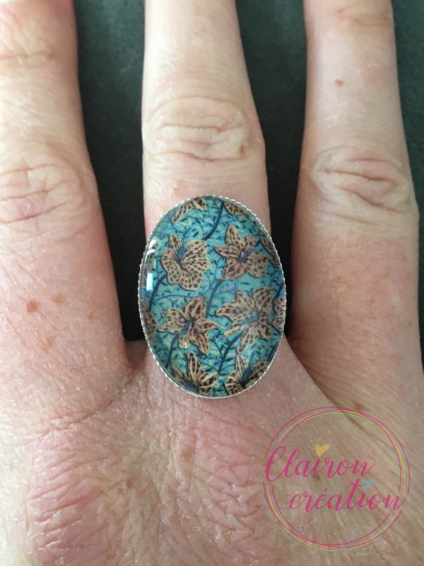 Bague fleurs automne