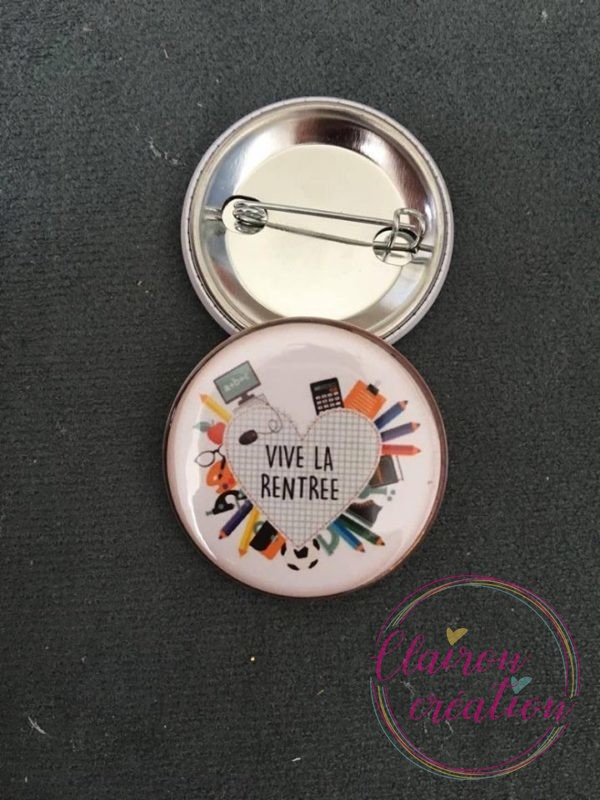 Badge vive la rentrée