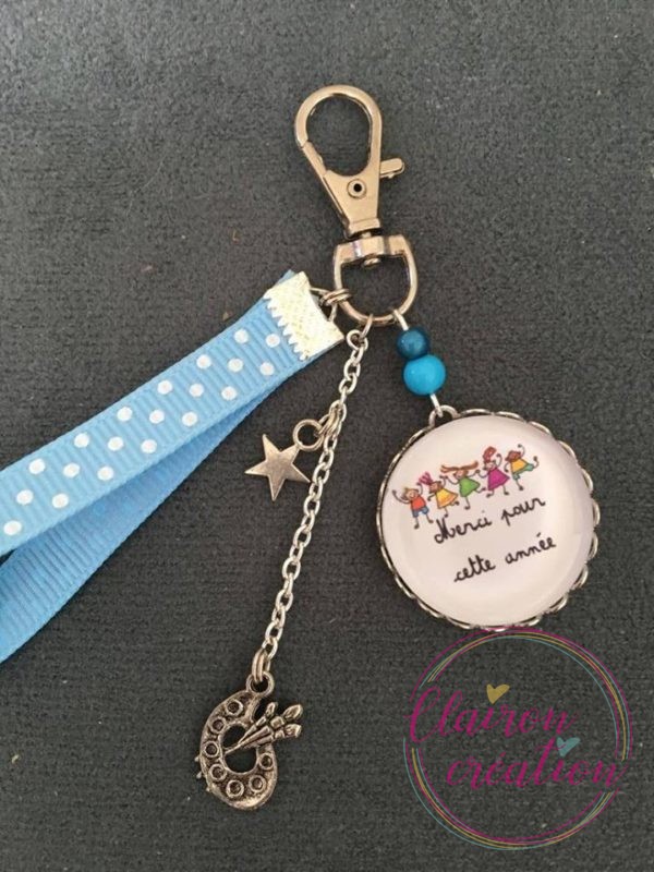 Porte Clé merci pour cette année maitresse