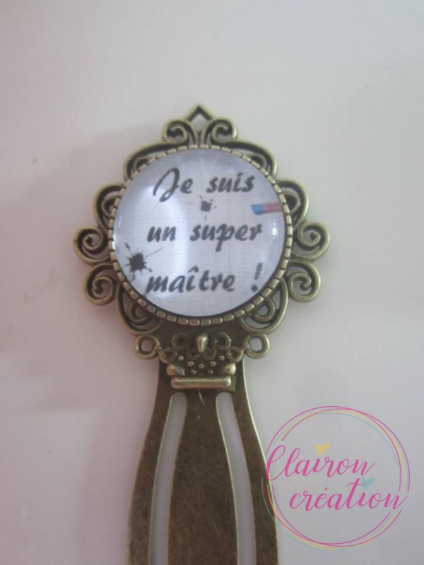 Marque Page Je suis un Super Maître