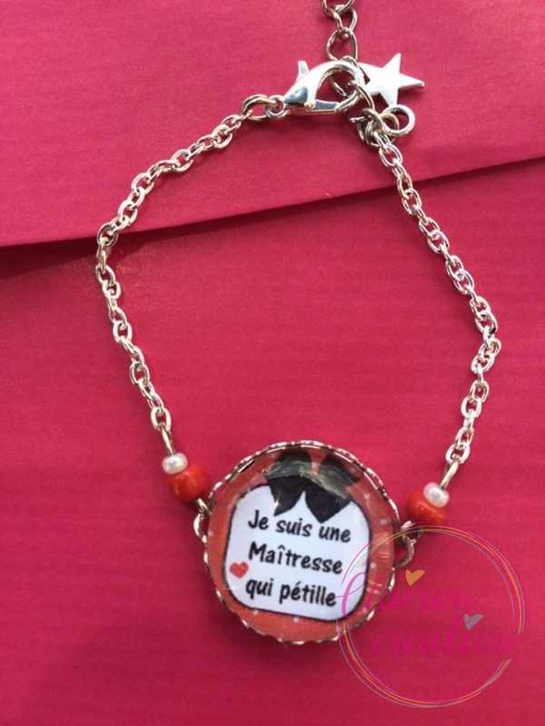 Bracelet Je suis une Maîtresse qui pétille