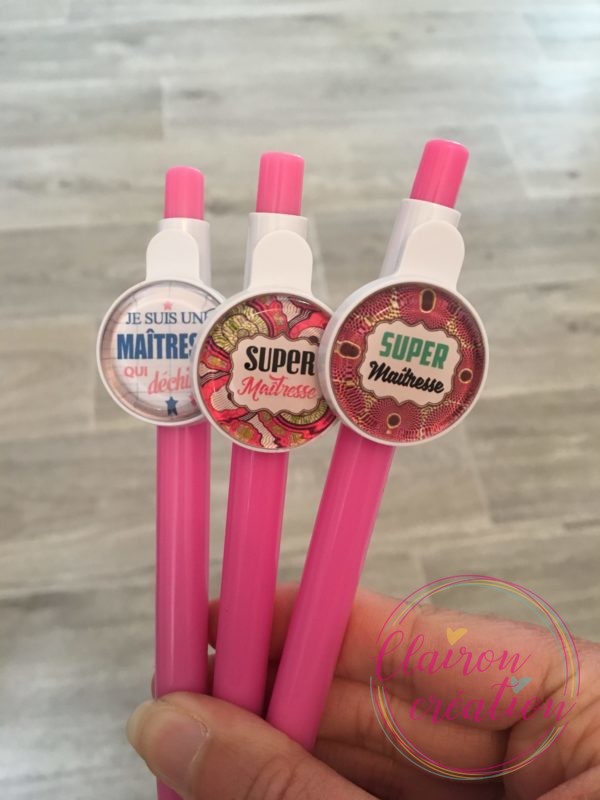 Crayon Rose au choix Super Maîtresse qui déchire