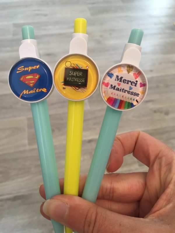 Crayon au choix Merci Maître et super Maîtresse