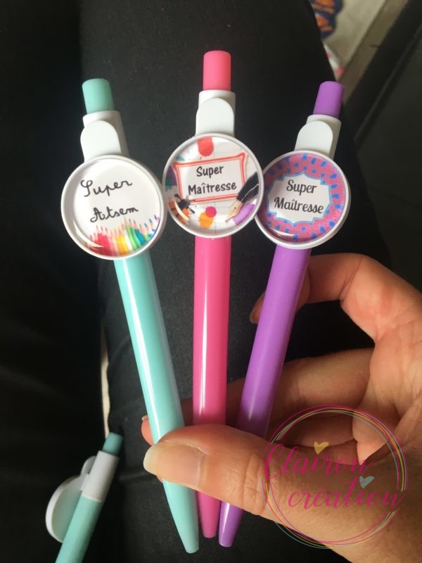 Crayon au choix Super Atsem et Super Maîtresse
