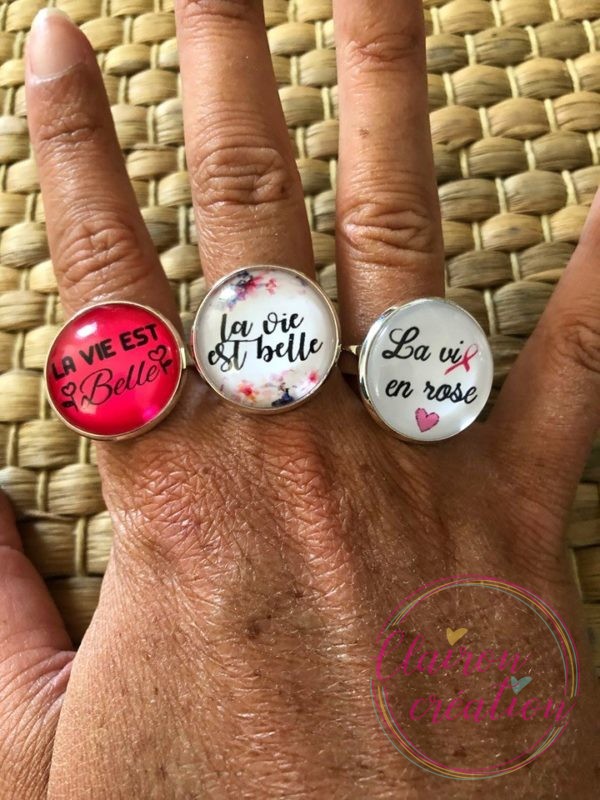 🎀 Octobre Rose 🎀  Bague au choix