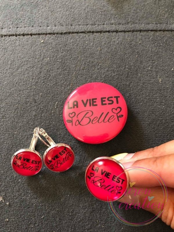 🎀 Octobre Rose 🎀   La vie est belle fond rose
