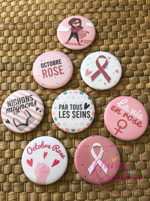 🎀 Octobre Rose 🎀   Badge au choix
