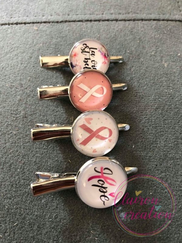 🎀 Octobre Rose 🎀  Barrette au choix