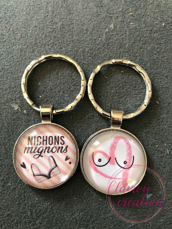 🎀 Octobre Rose 🎀   Portes Clés au choix