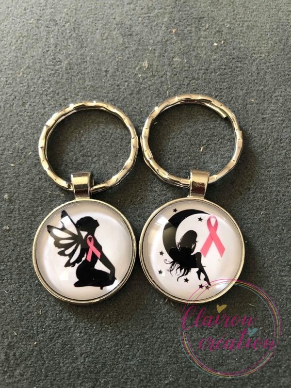 🎀 Octobre Rose 🎀   Portes Clés fées