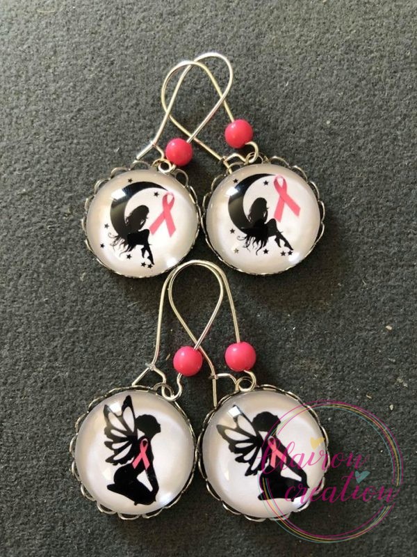 🎀 Octobre Rose 🎀  Boucles fées au choix