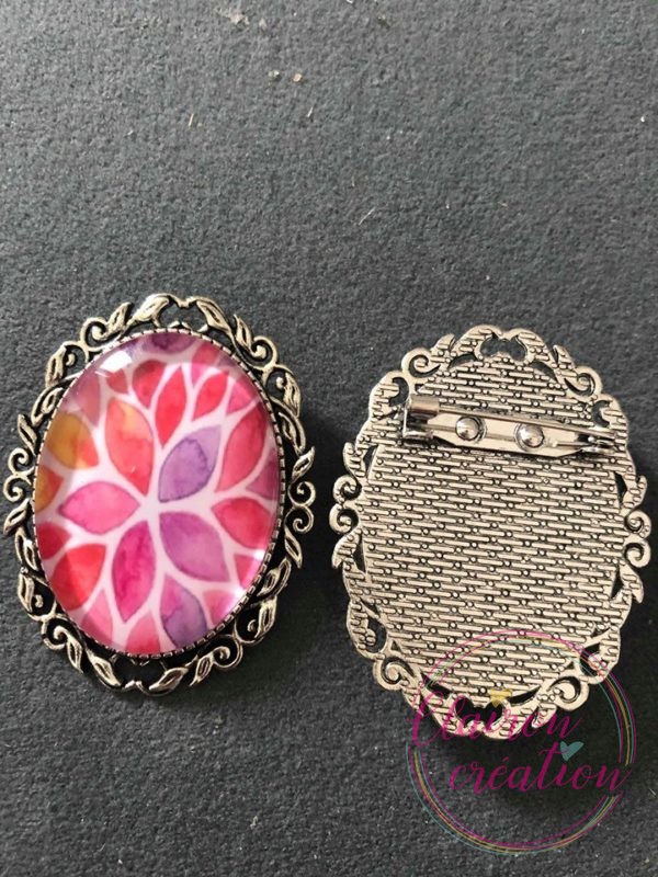 Broche pétales de Roses