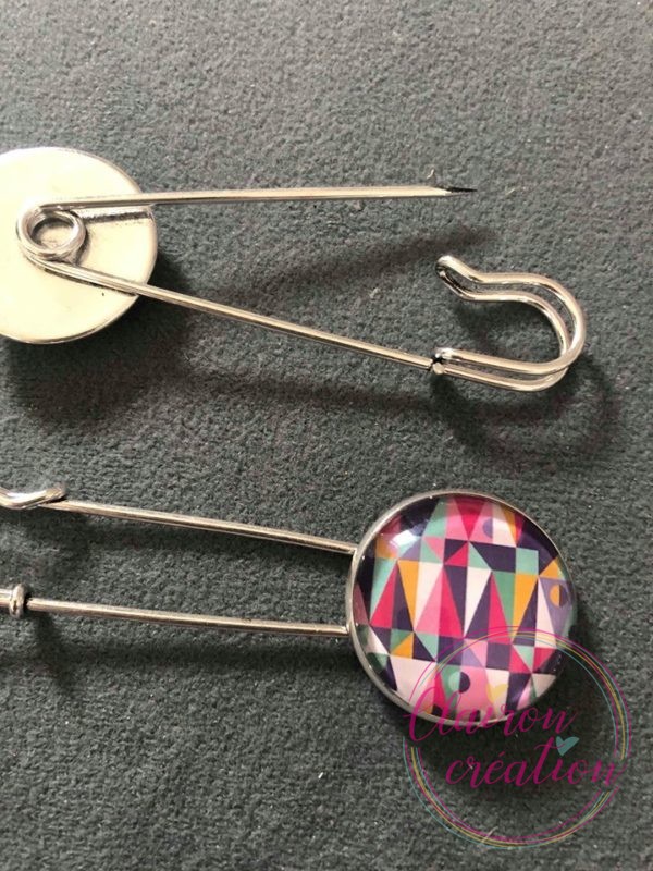Broche forme géométrique