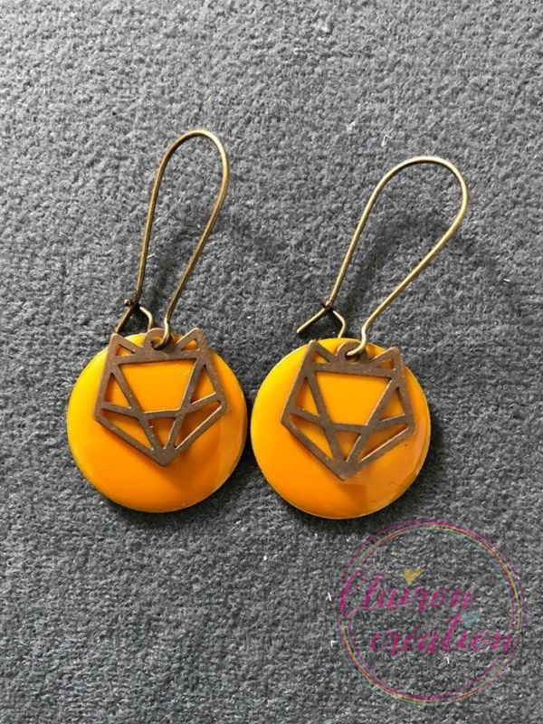 Boucles Renard Moutarde